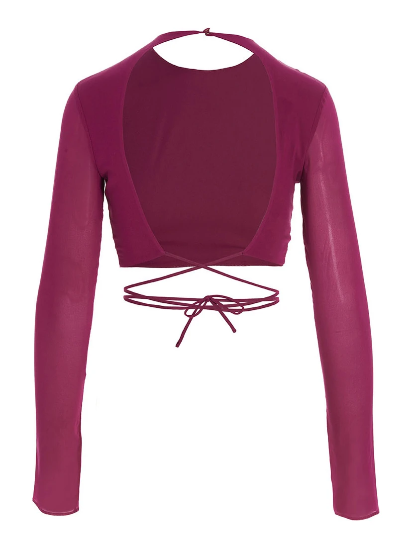 Fuchsia Silk Shirt