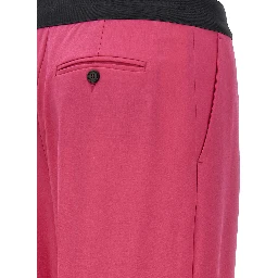 Fuchsia Virgin Wool Pants