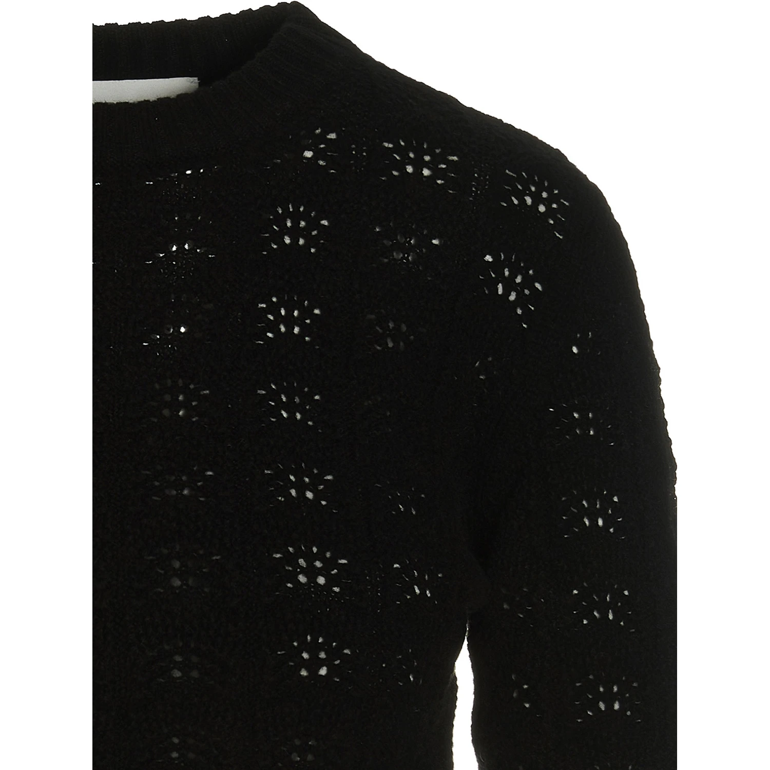 Black Wool Cardigan
