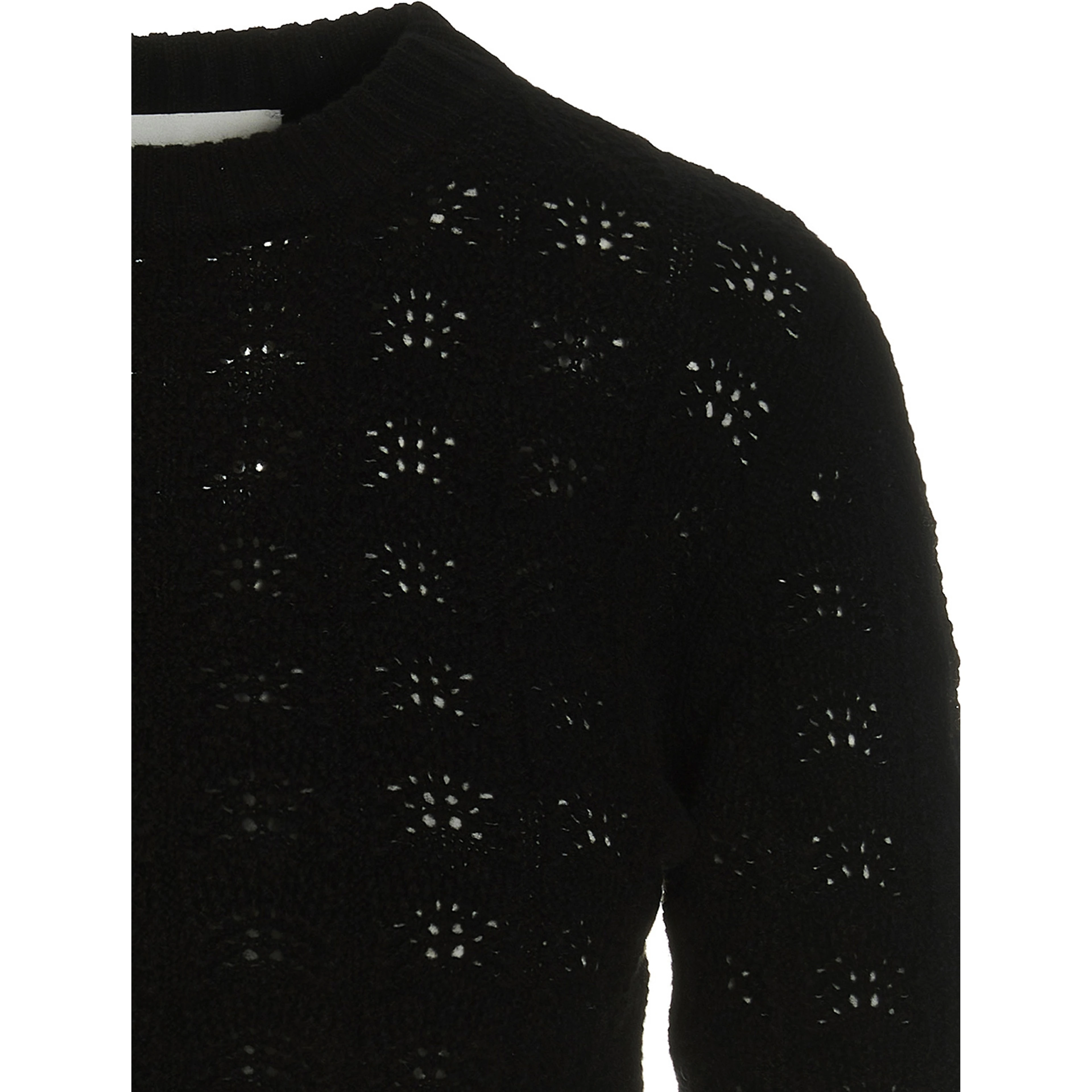 Black Wool Cardigan