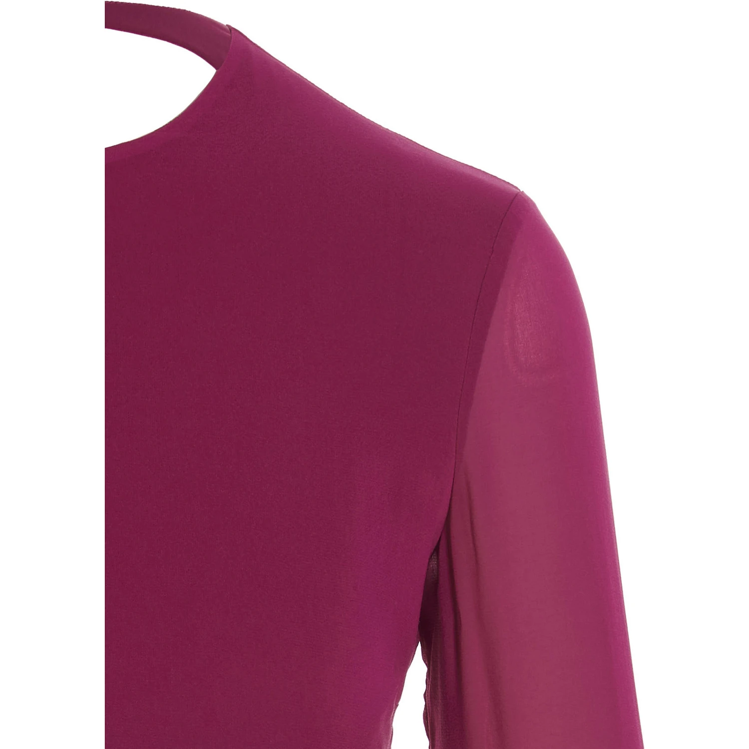 Fuchsia Silk Shirt
