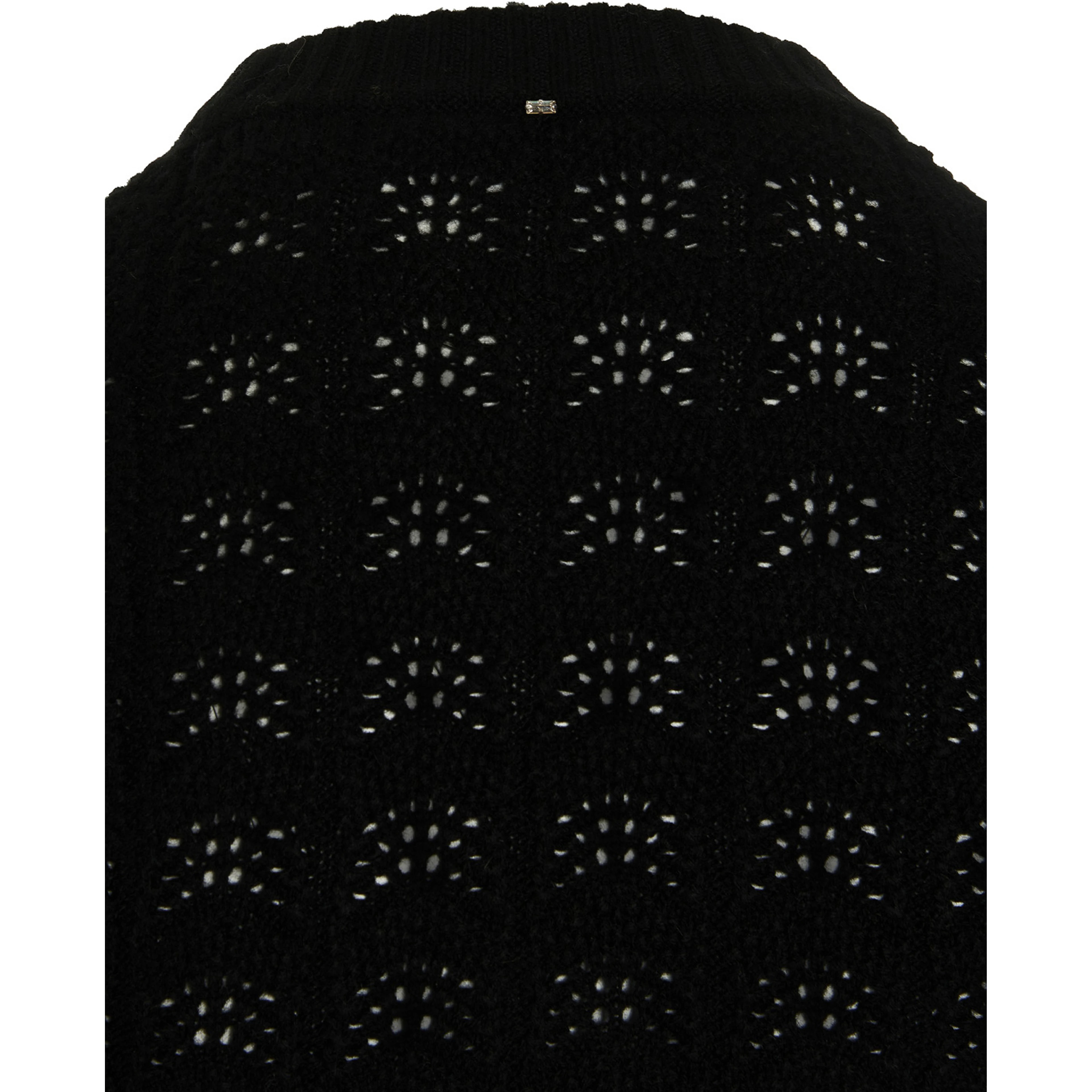 Black Wool Cardigan