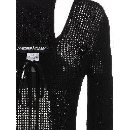 Black Viscose Cardigan