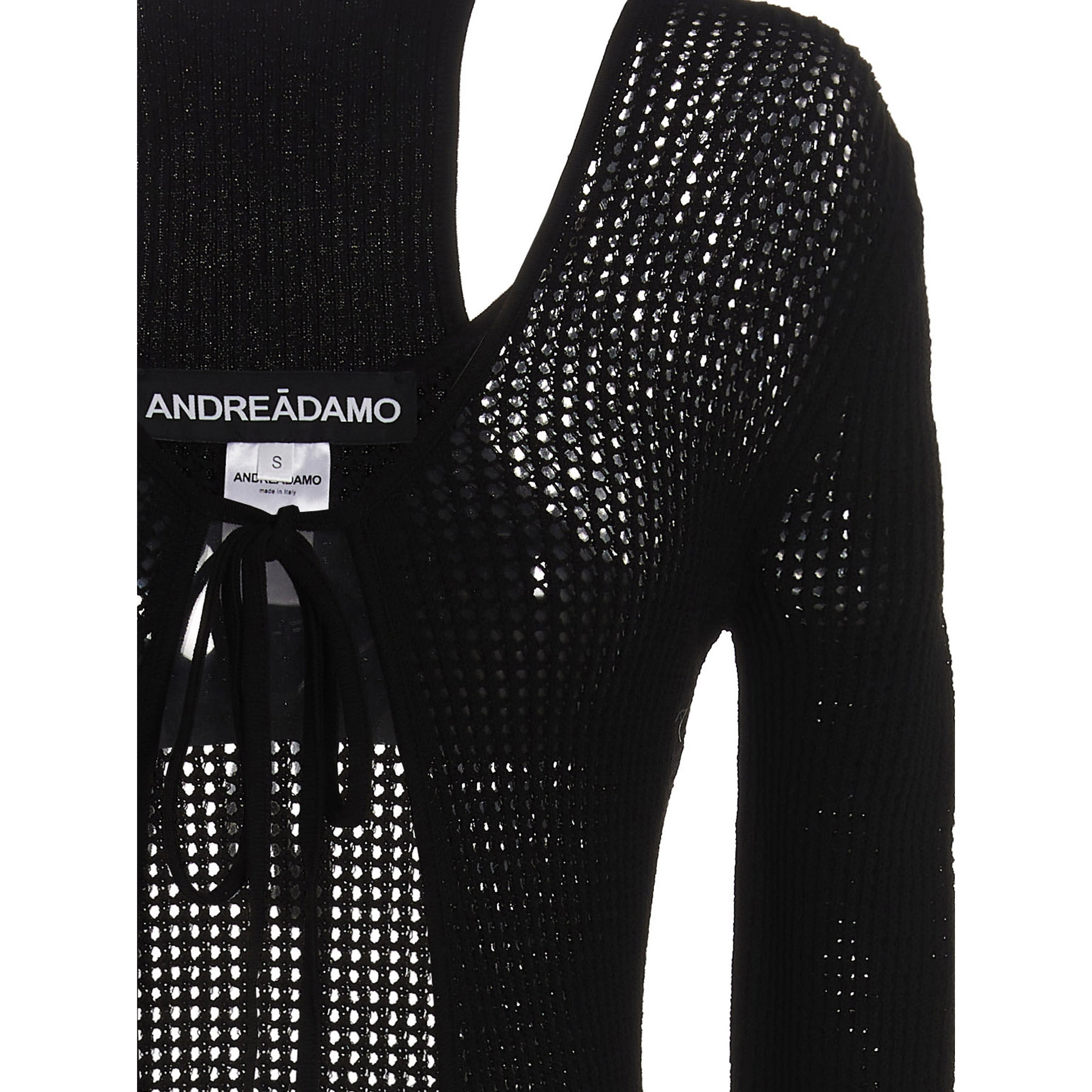 Black Viscose Cardigan