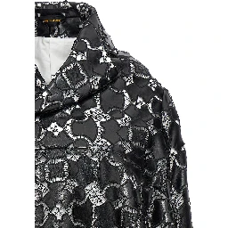 Bicolor Polyethylene Leather Jacket