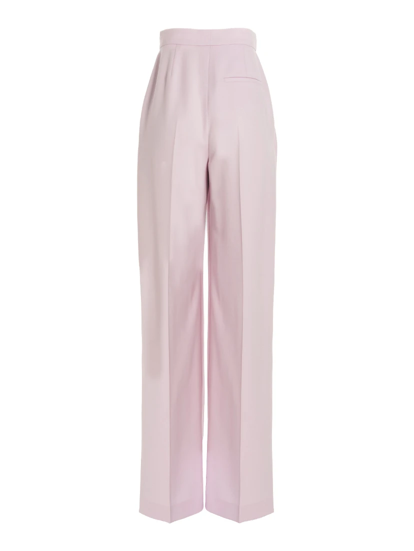 Multicolor Wool Casual Pants