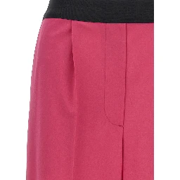 Fuchsia Virgin Wool Pants