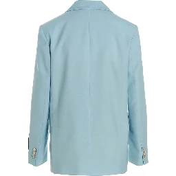 Blue Virgin Wool Blazer