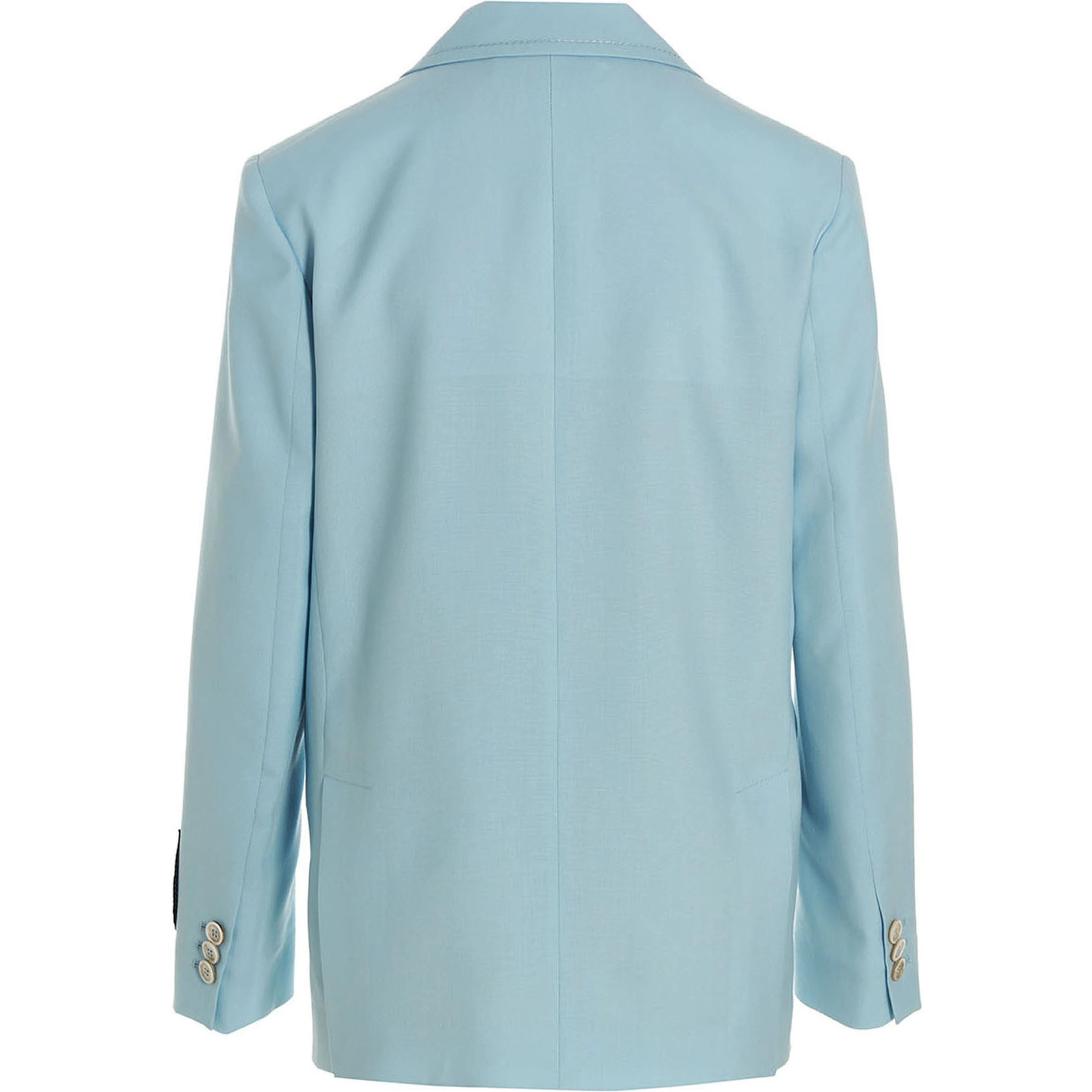Blue Virgin Wool Blazer