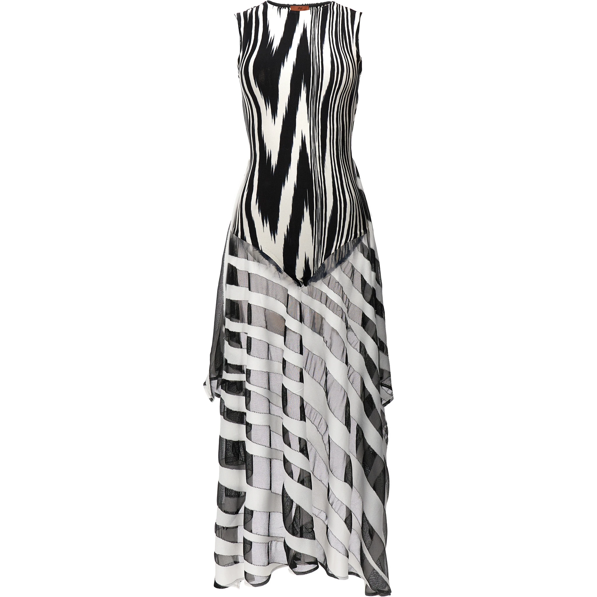 Bicolor Viscose Bodysuit