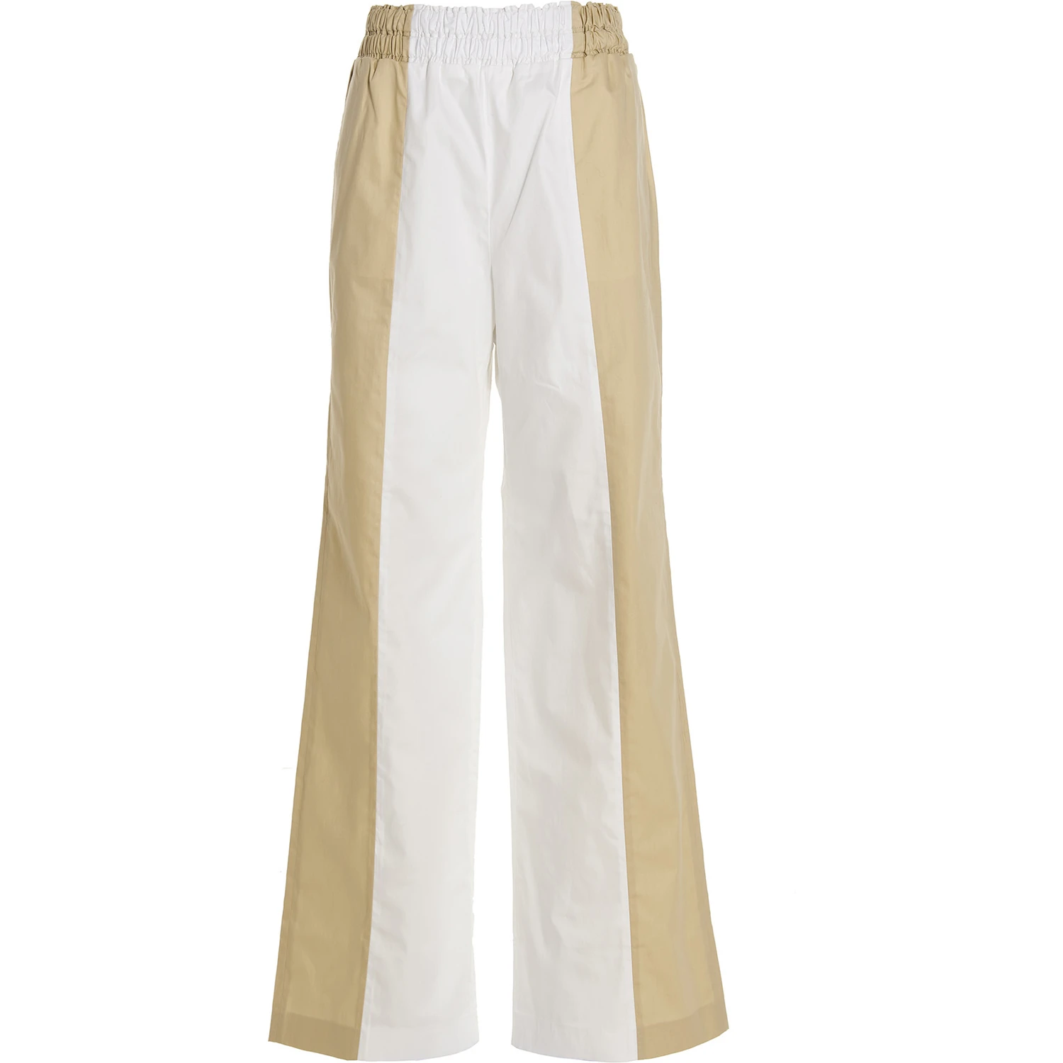 Multicolor Cotton Casual Pants