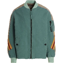 Blue Cotton Bomber