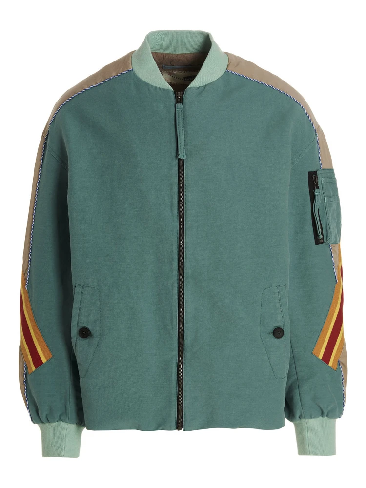 Blue Cotton Bomber