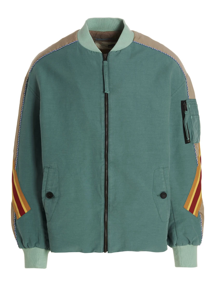 Blue Cotton Bomber