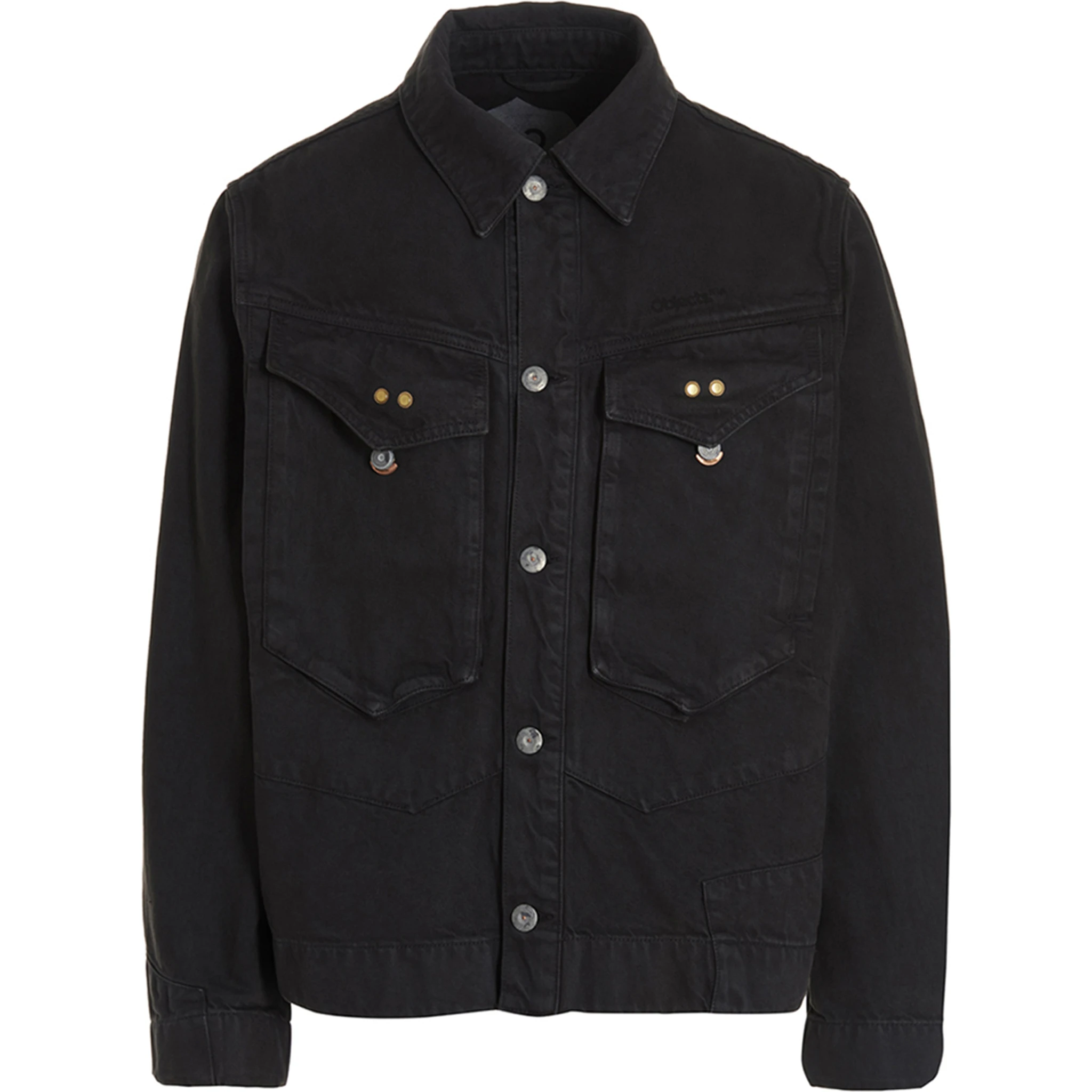 Gray Cotton Denim Jacket