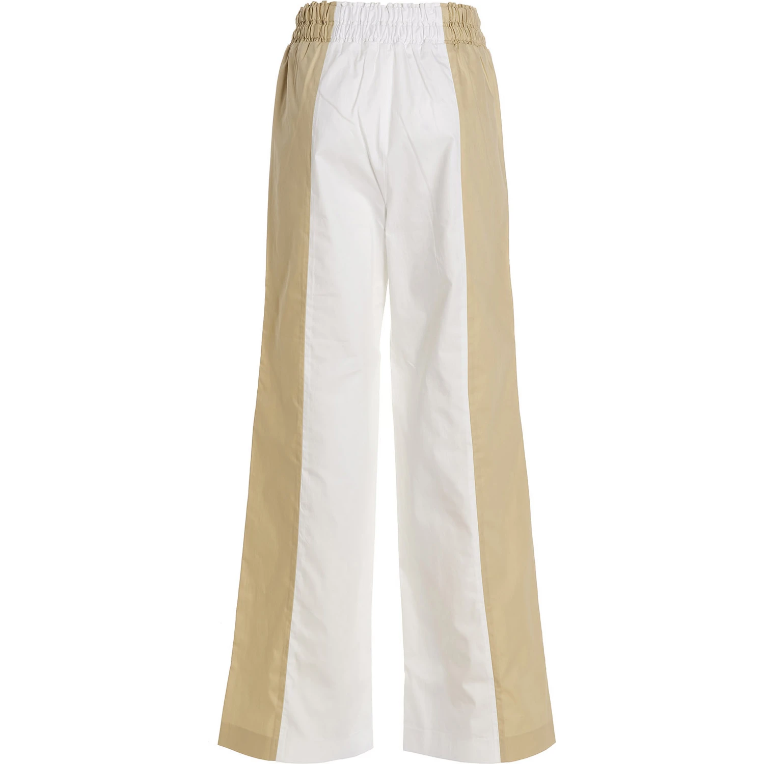 Multicolor Cotton Casual Pants