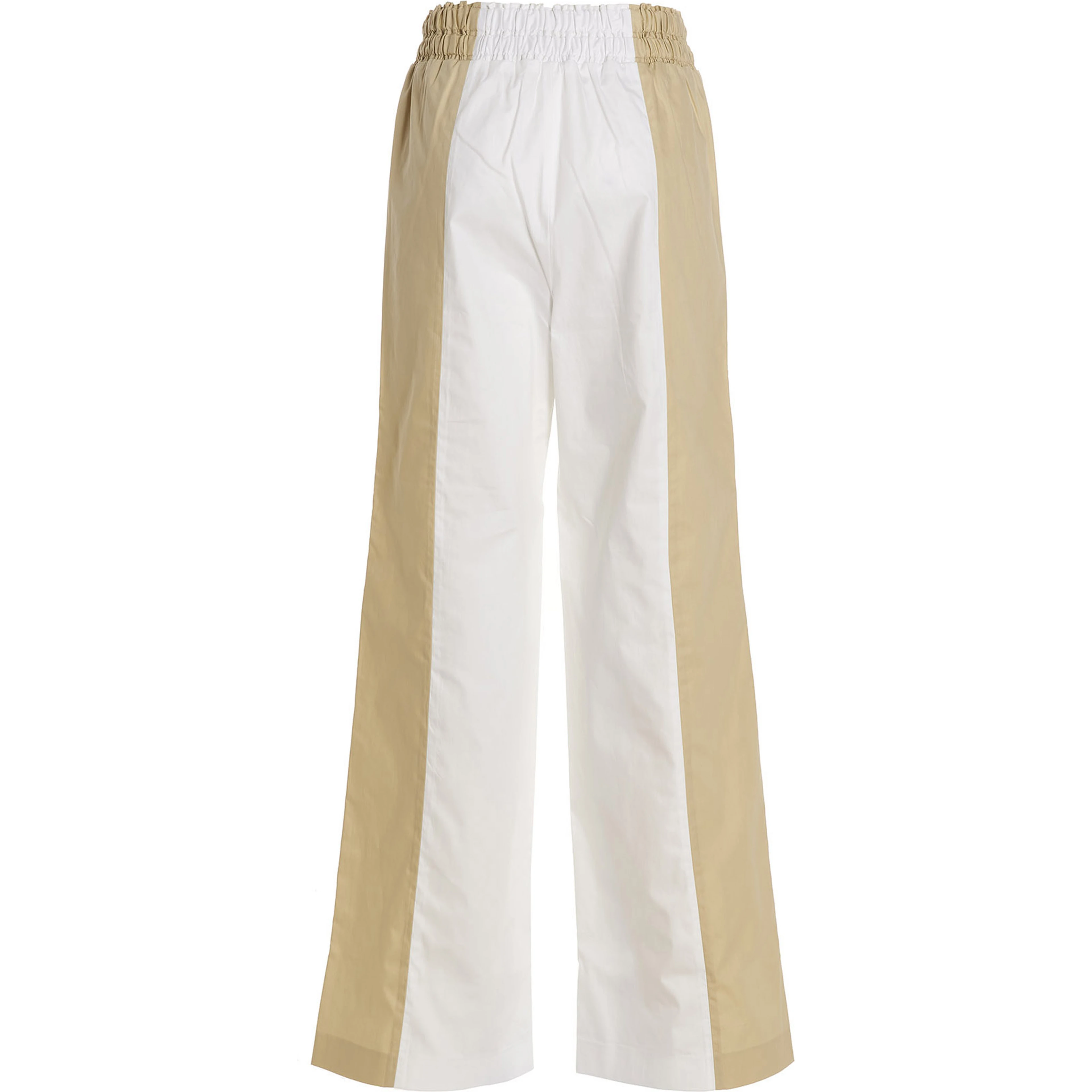 Multicolor Cotton Casual Pants