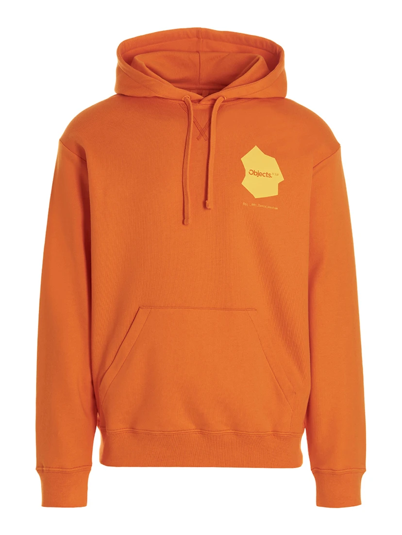 Orange Cotton Sweatshirt