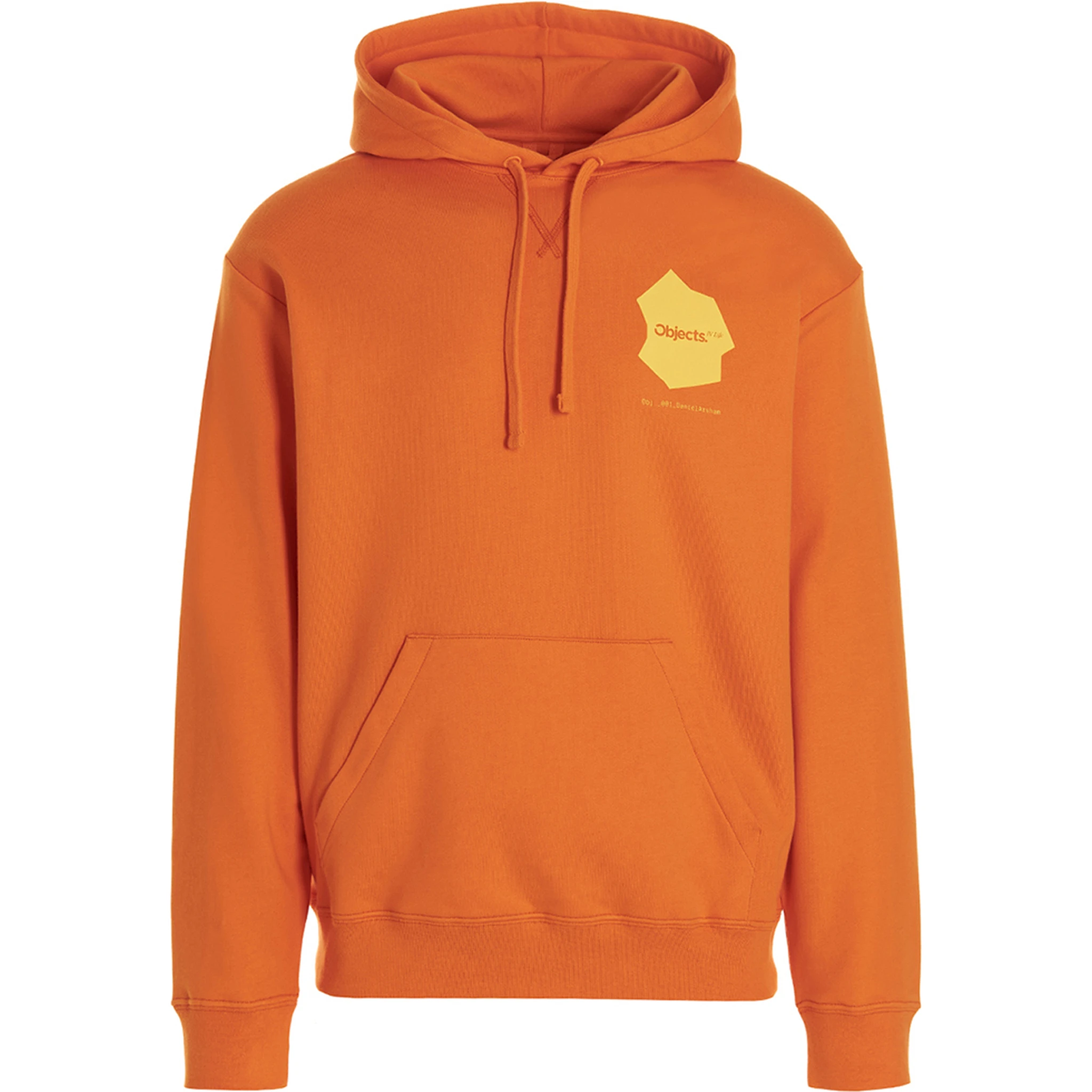 Orange Cotton Sweatshirt