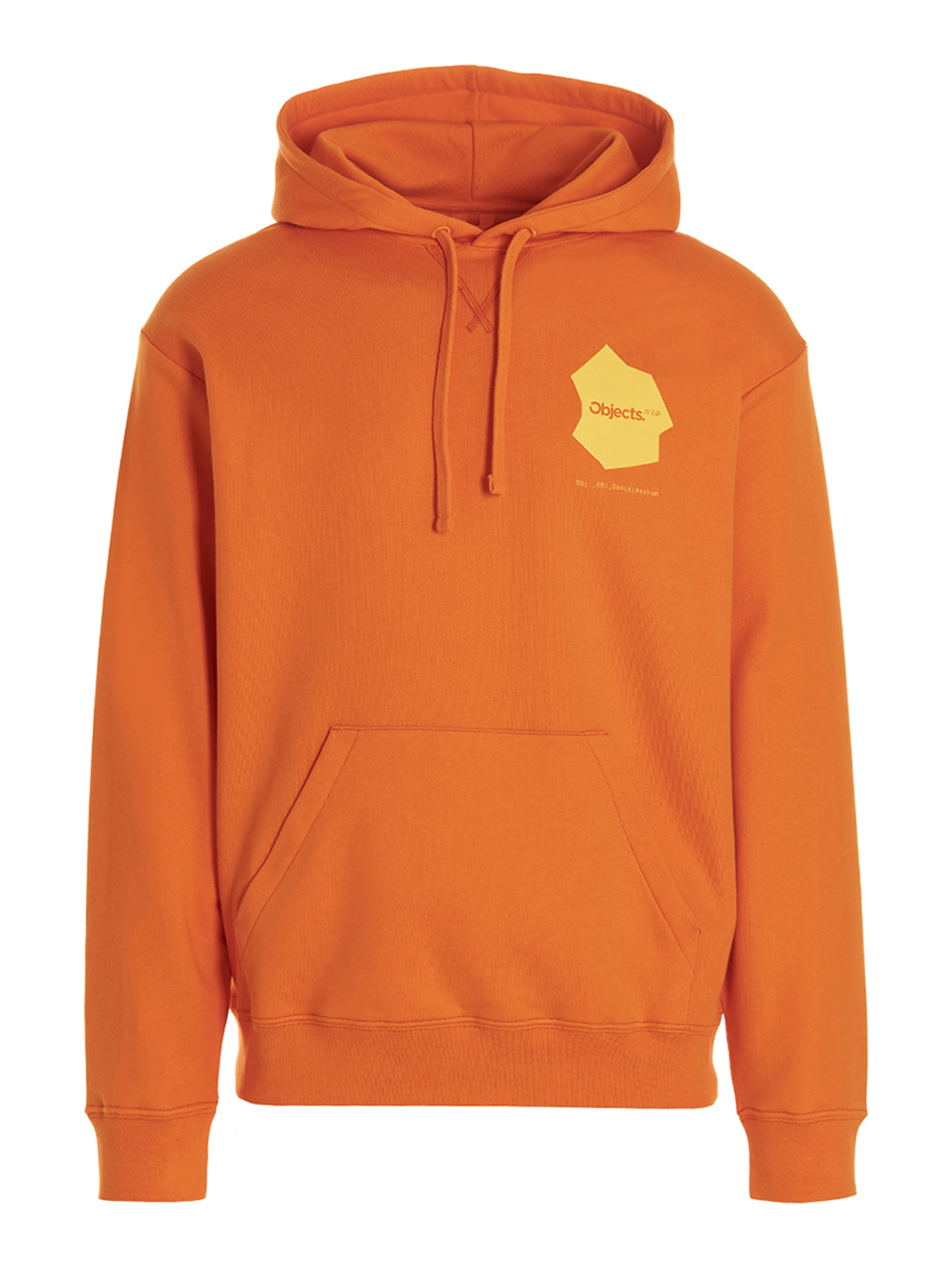 Orange Cotton Sweatshirt