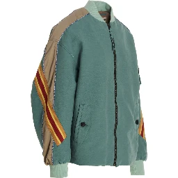 Blue Cotton Bomber