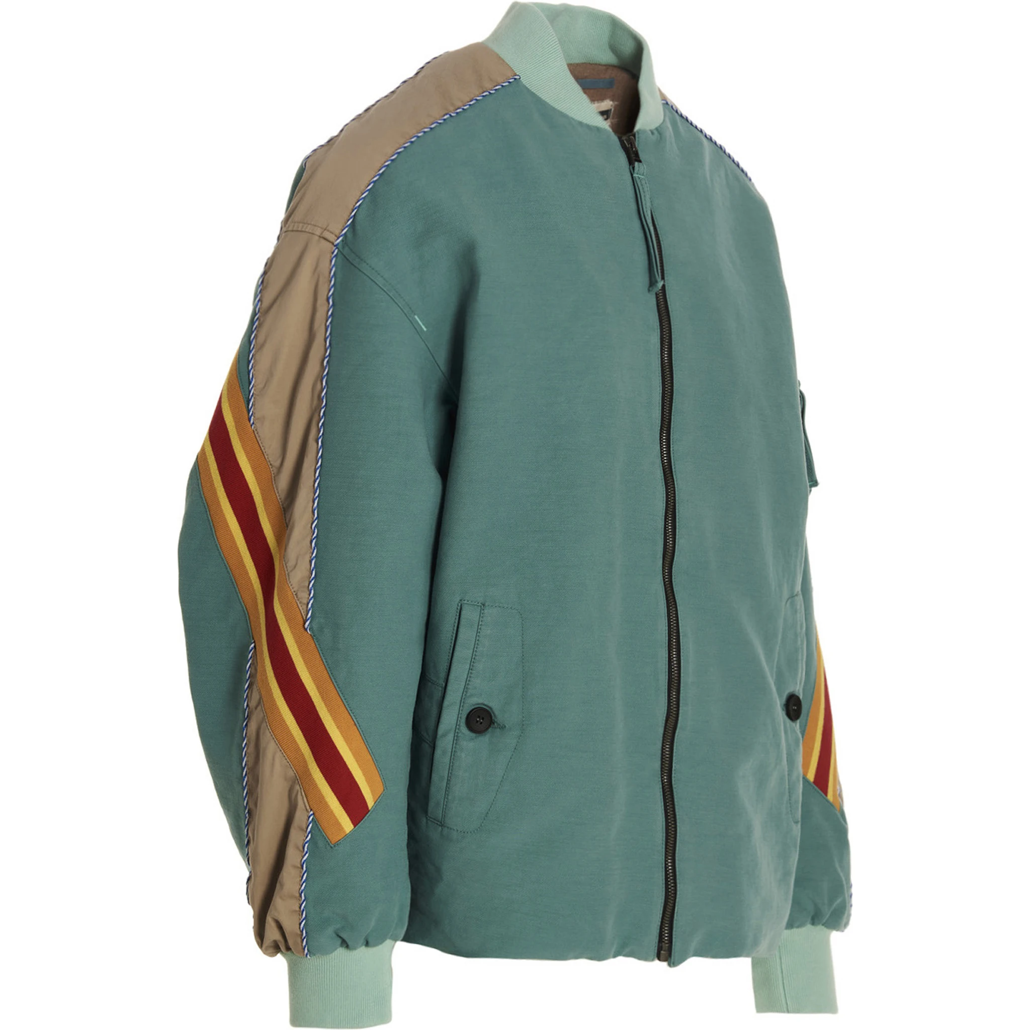 Blue Cotton Bomber