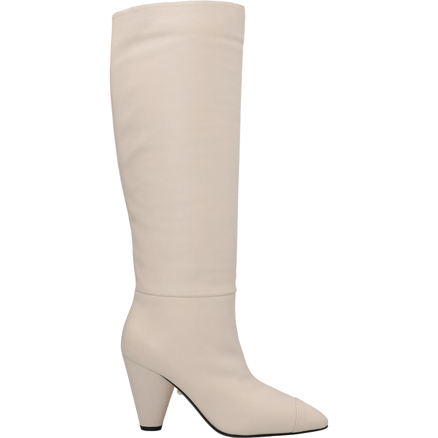 White Leather Over The Knee