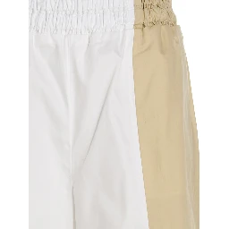 Multicolor Cotton Casual Pants
