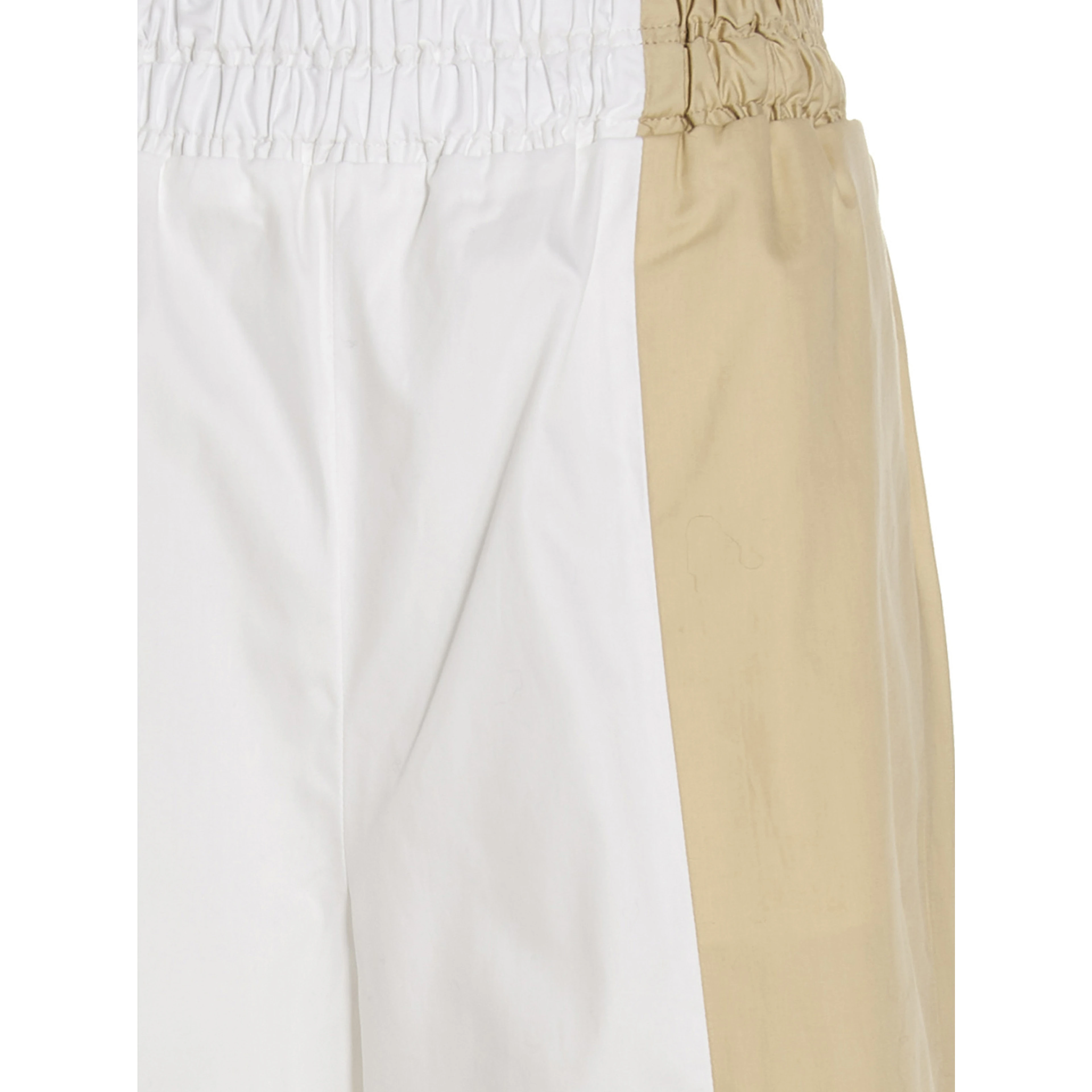 Multicolor Cotton Casual Pants