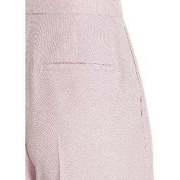 Multicolor Wool Casual Pants