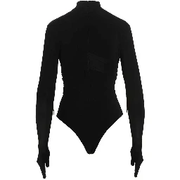 Black Viscose Bodysuit