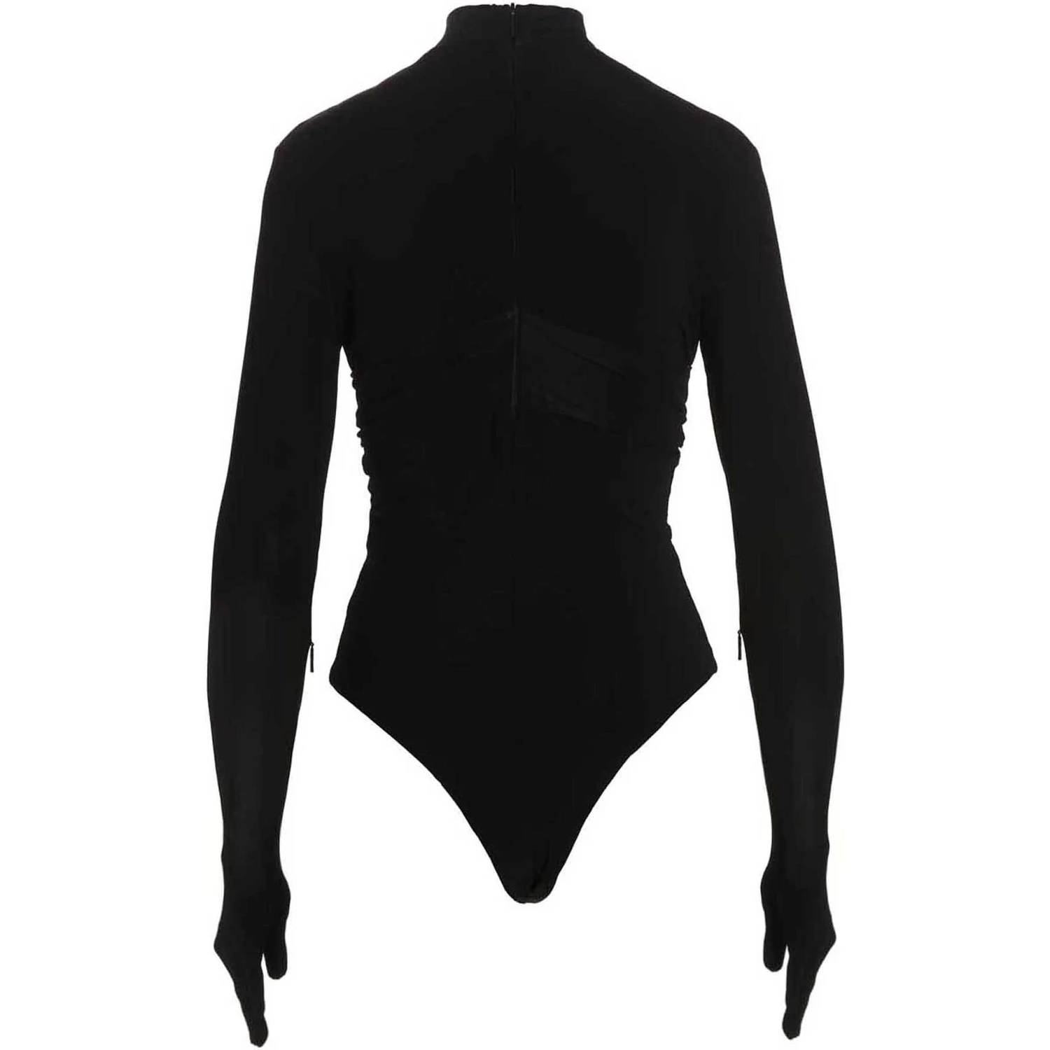 Black Viscose Bodysuit