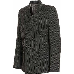 Black Virgin Wool Blazer
