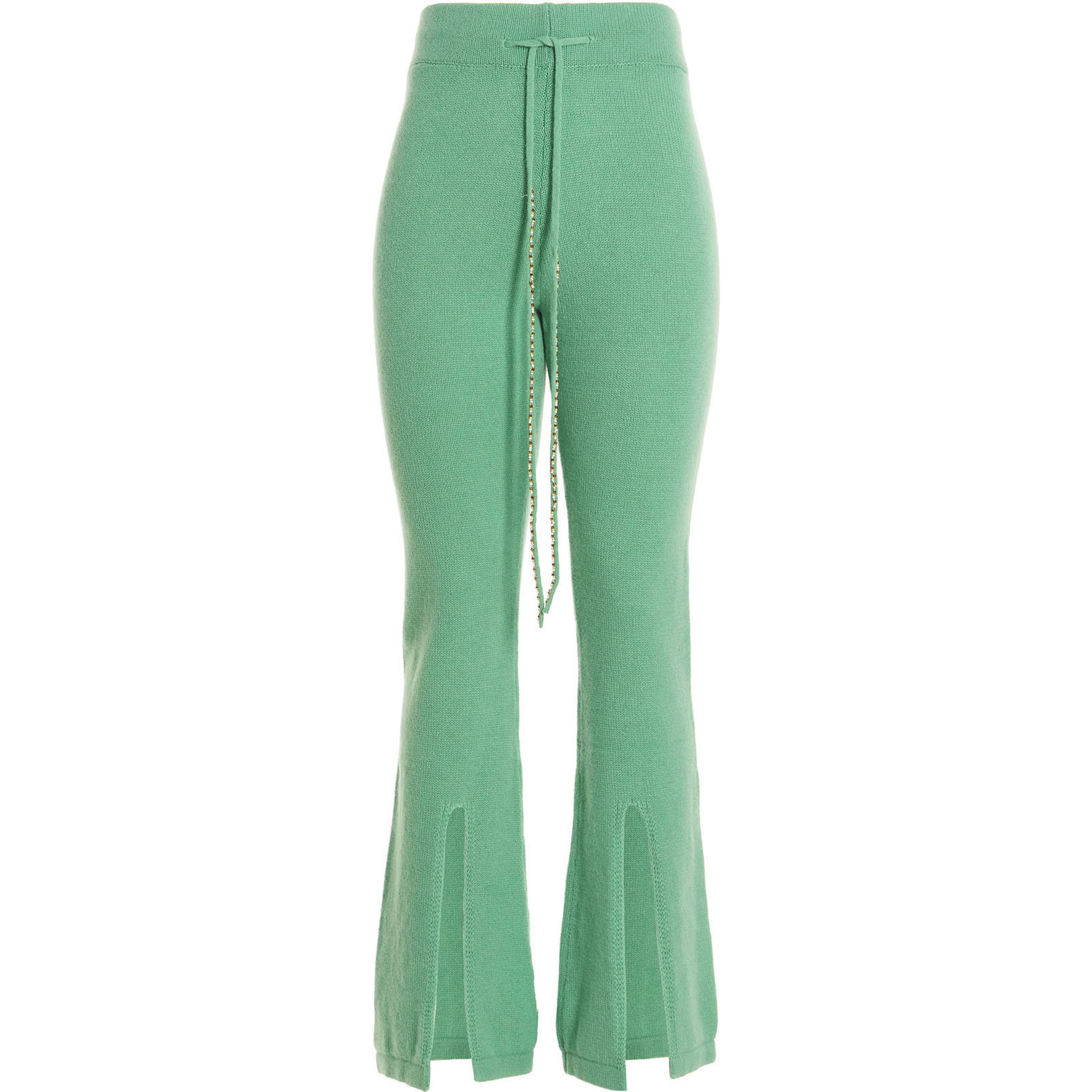 Bicolor Cashmere Casual Pants