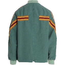 Blue Cotton Bomber