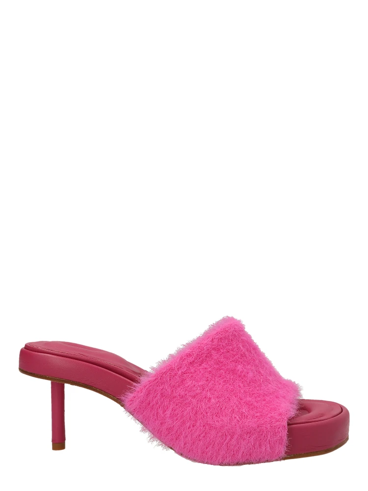 Fuchsia Polyamide Mules
