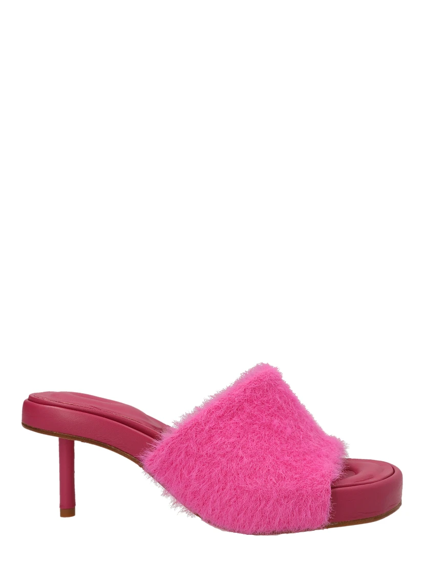 Fuchsia Polyamide Mules