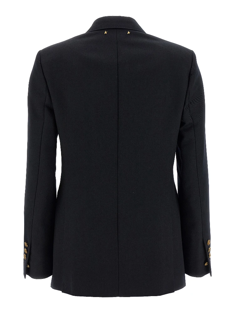 Blue Polyester Blazer alternative
