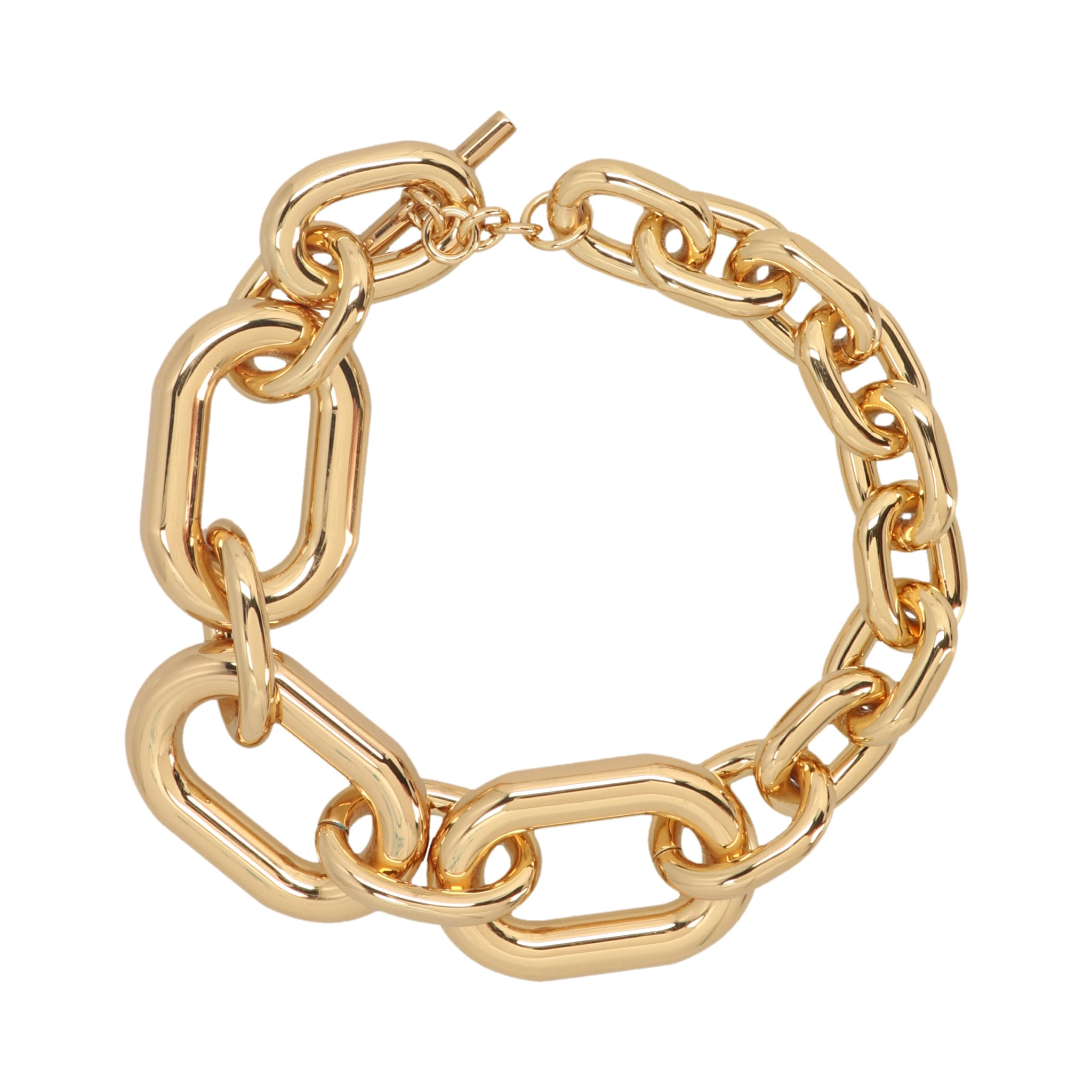Gold Aluminum Necklace