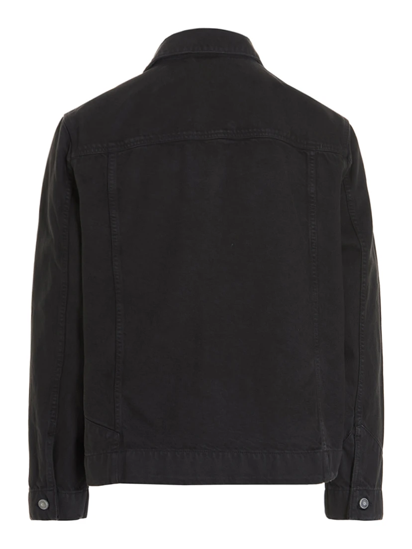 Gray Cotton Denim Jacket