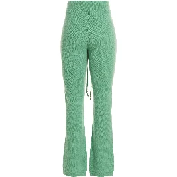 Bicolor Cashmere Casual Pants