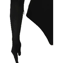 Black Viscose Bodysuit