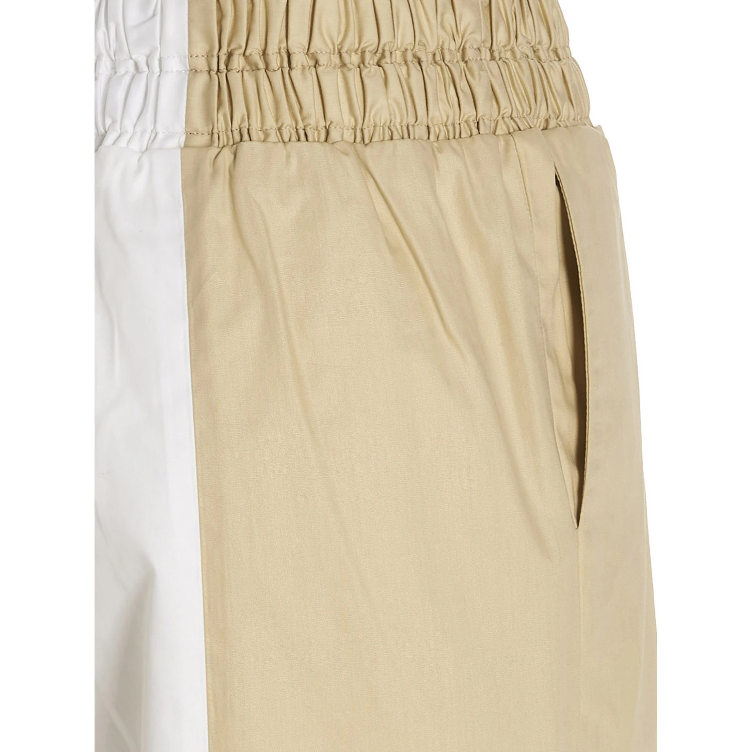 Multicolor Cotton Casual Pants