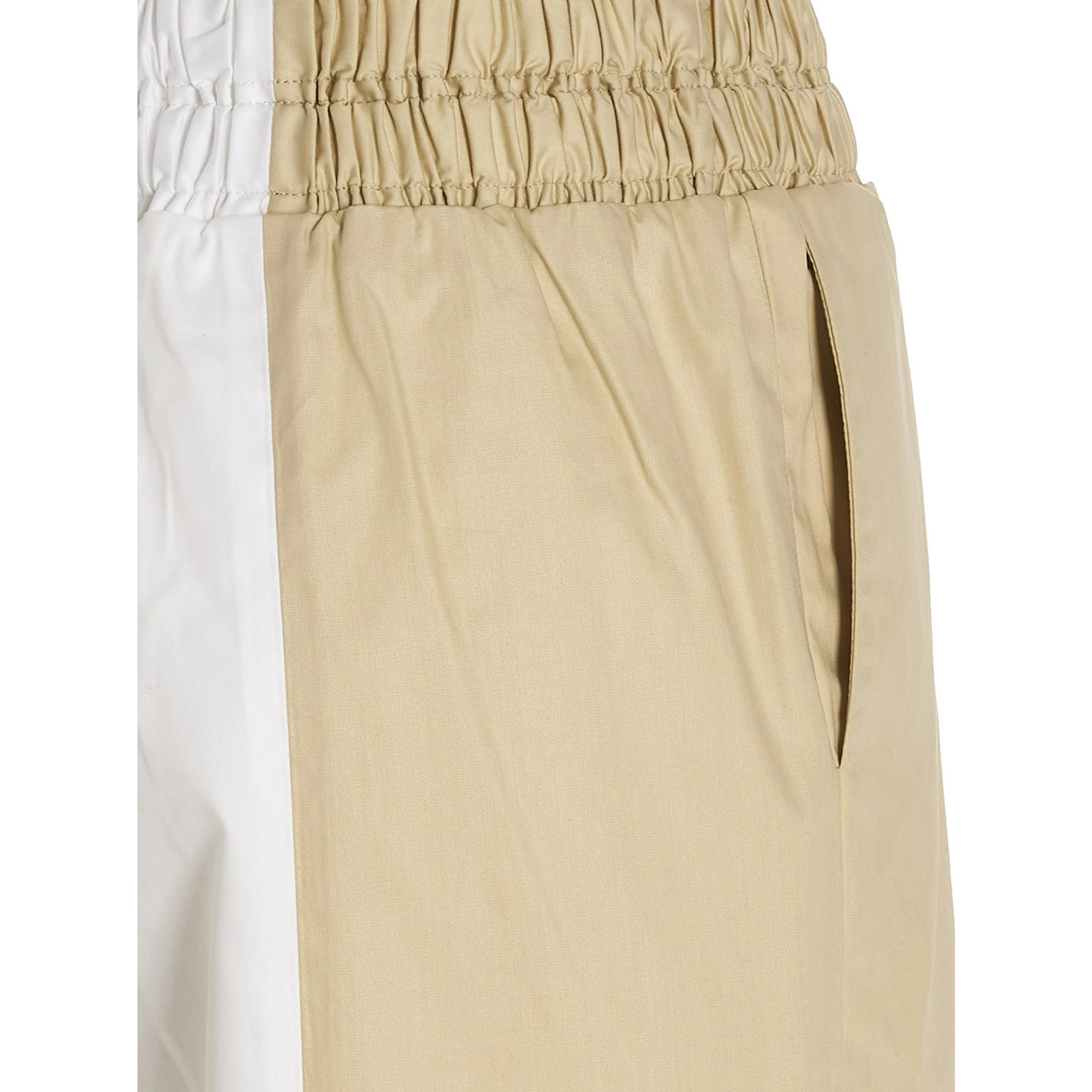 Multicolor Cotton Casual Pants