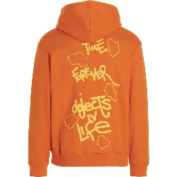 Orange Cotton Sweatshirt