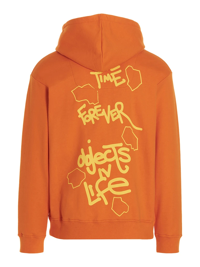 Orange Cotton Sweatshirt