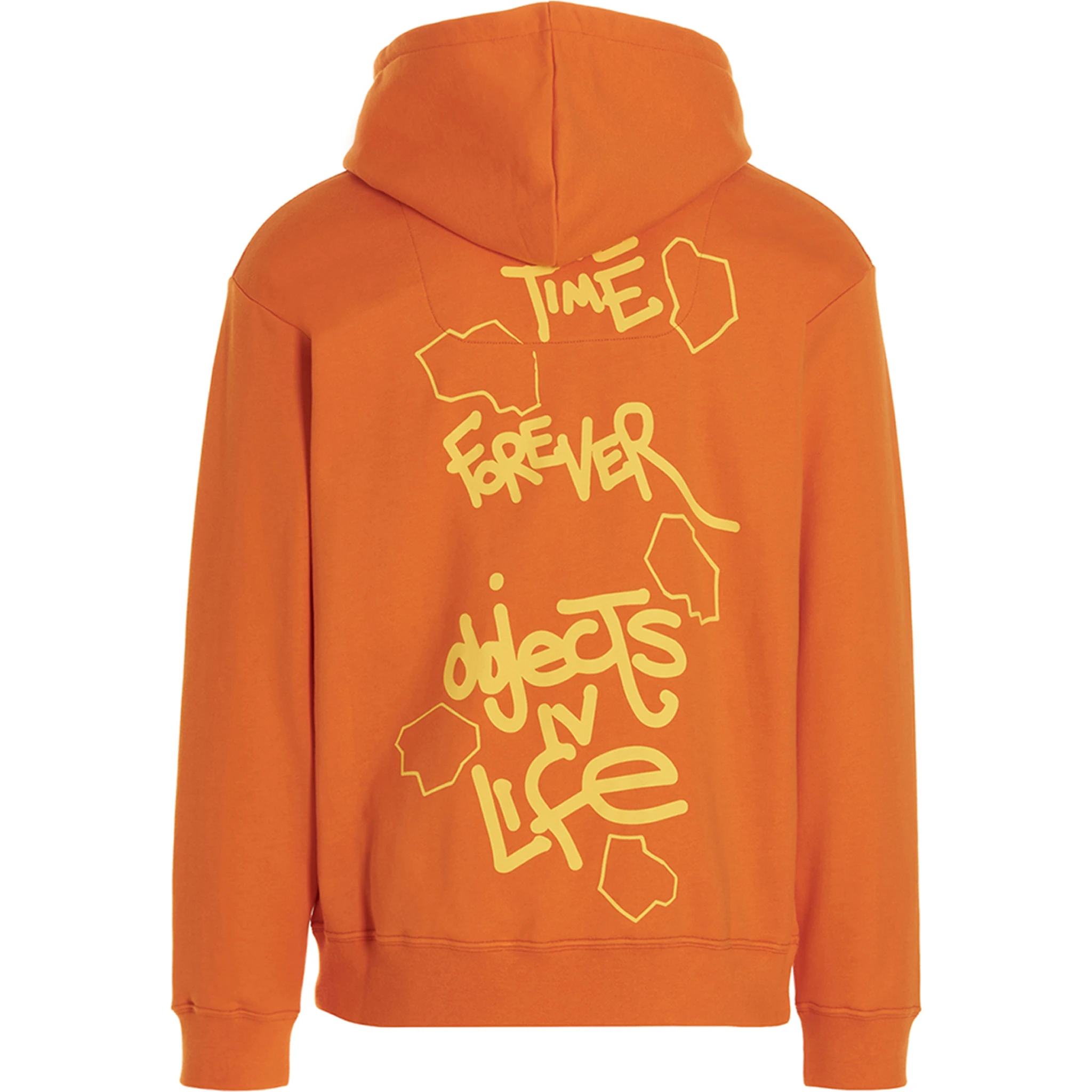 Orange Cotton Sweatshirt