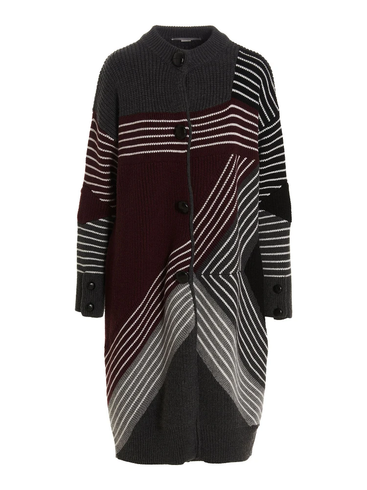Multicolor Virgin Wool Coat
