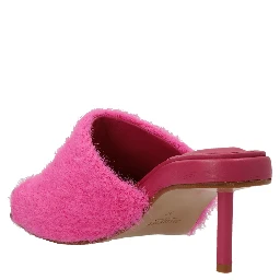 Fuchsia Polyamide Mules