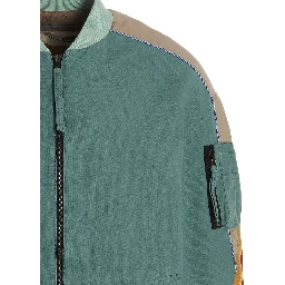 Blue Cotton Bomber
